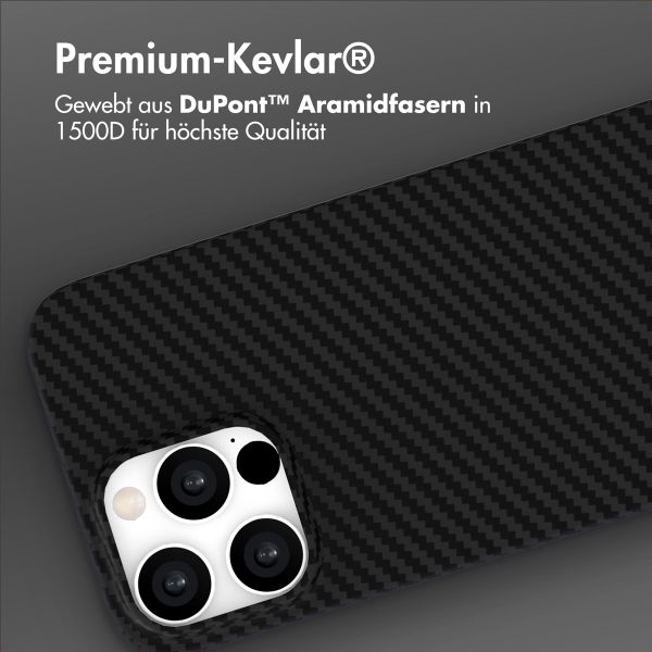 Accezz MagSafe Kevlar® Hülle Apple iPhone 15 Pro Max - Schwarz