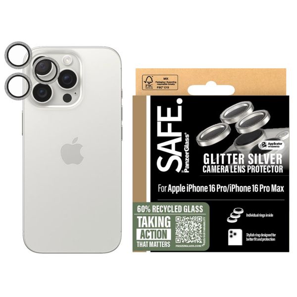 SAFE by PanzerGlass Kameralinsenschutz Apple iPhone 16 Pro / 16 Pro Max - Silver
