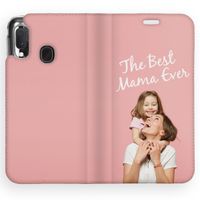 Gestalte deine eigene Compact Gel Klapphülle Samsung Galaxy A20e - Weiß
