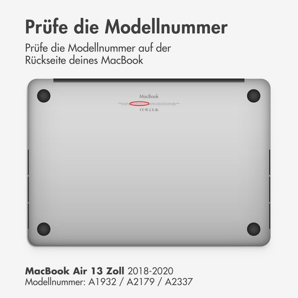 Accezz Magnetische Privacy Displayschutzfolie für Apple MacBook Air 13 Zoll (2018 - 2020) / Pro 13 Zoll (2018 - 2022)