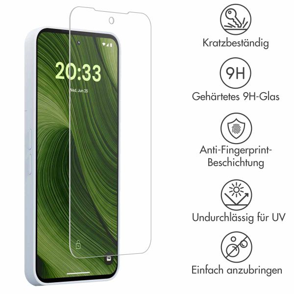 Accezz Screen Protector aus gehärtetem Glas Fairphone 6 / 6+