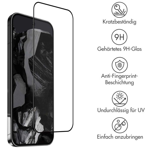 Accezz Full Cover Screen Protector aus gehärtetem Glas Google Pixel 9 Pro XL / 10 Pro XL