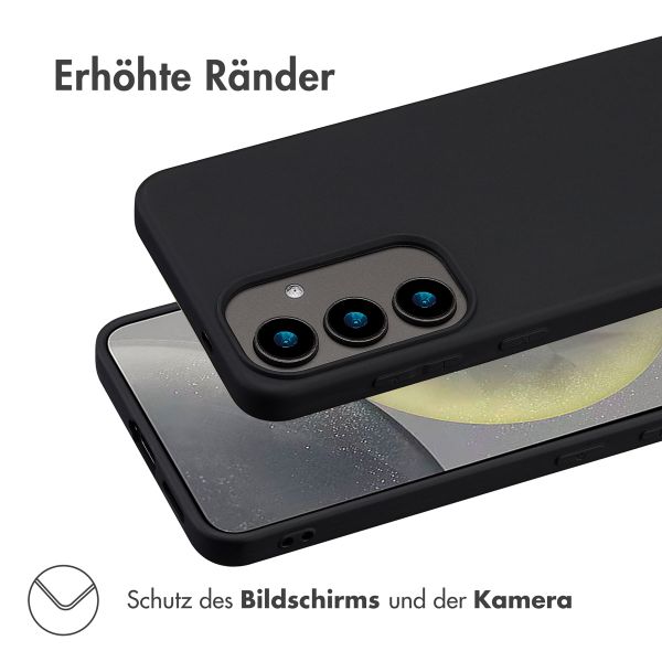 Accezz Color TPU Hülle Samsung Galaxy S25 - Schwarz
