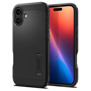 Spigen Tough Armor Backcover MagSafe Apple iPhone 16 - Schwarz