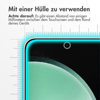 Accezz Displayschutz 2er-pack aus gehärtetem Glas Samsung Galaxy S24 FE / A36 / A37 / A56