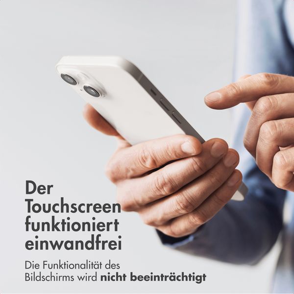 Accezz Gehärtetes Glas Displayschutz mit Applikator - 2-Pack Apple iPhone 17 Pro Max