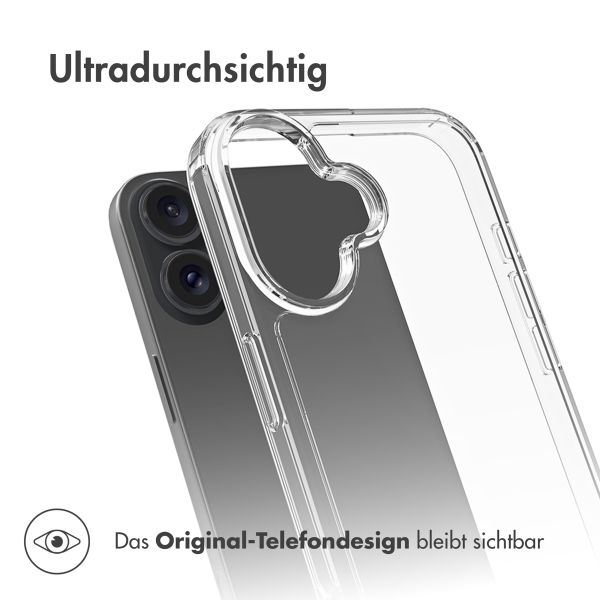 Accezz Xtreme Impact Case Apple iPhone 16 Plus - Transparent