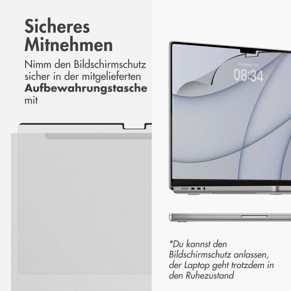 Accezz Magnetische Displayschutzfolie Apple MacBook Air 13 Zoll (2018 - 2020) / Pro 13 Zoll (2018 - 2022)