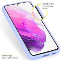Accezz Liquid Silikoncase Samsung Galaxy S22 - Violett