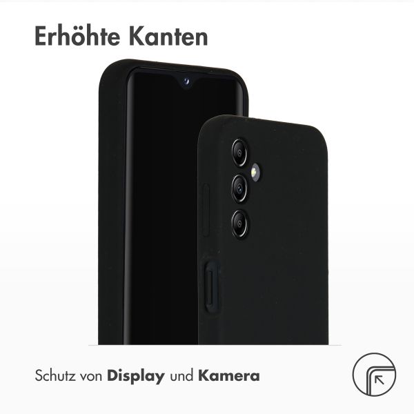 Accezz Liquid Silikoncase Samsung Galaxy A14 (5G) - Schwarz