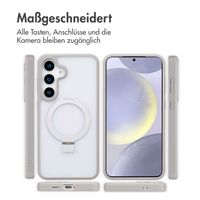 Accezz Ring Stand Backcover mit MagSafe Samsung Galaxy S25 Plus - Grau