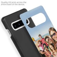 Gestalte deine eigene Hardcase Hülle Samsung Galaxy S10 - Schwarz