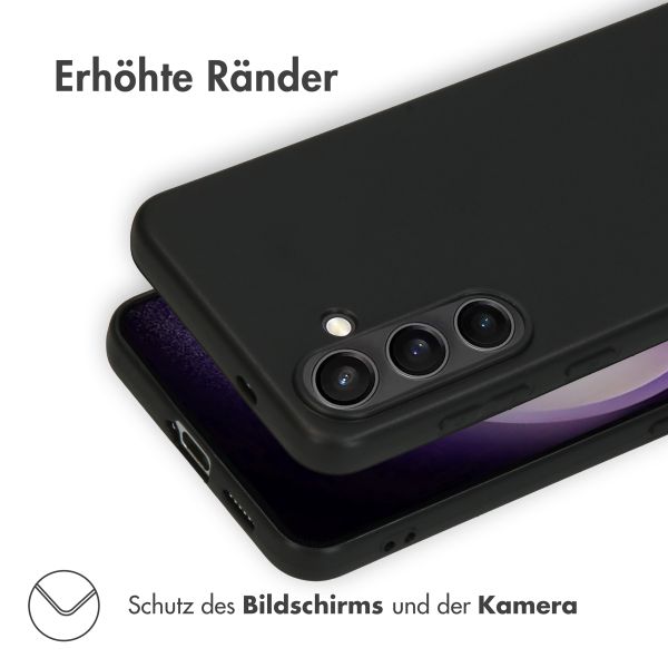 Accezz Color TPU Hülle Samsung Galaxy S24 - Schwarz