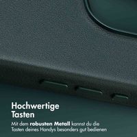 Accezz MagSafe Leather Backcover Apple iPhone 16 Pro - Cedar Green