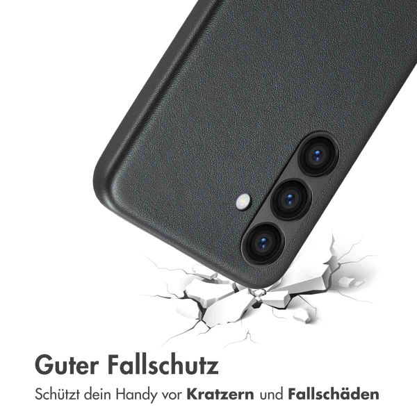 Accezz MagSafe Leather Backcover Samsung Galaxy S24 - Onyx Black