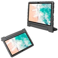 Accezz SchutzHülle mit Handgriff kindersicher Samsung Galaxy Tab A8 - Schwarz
