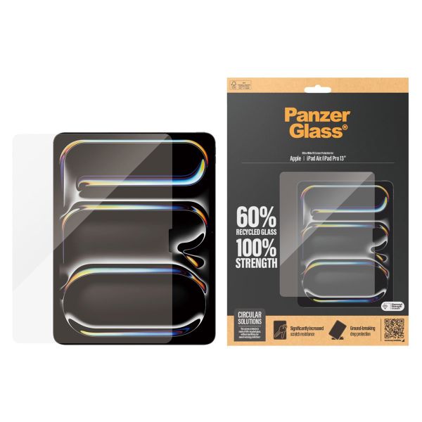 PanzerGlass Ultra Wide Fit Screen Protector Apple iPad Pro 13 (2025) M5 / (2024) M4 / Air 13 Zoll (2026) M4 / (2025) M3 / (2024) M2
