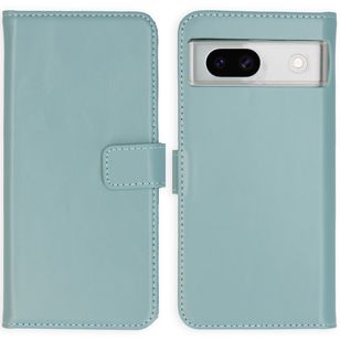 Selencia Echtleder Klapphülle Google Pixel 8a - Air Blue