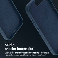 Accezz MagSafe Leather Backcover Apple iPhone 17e / 16e - Nightfall Blue