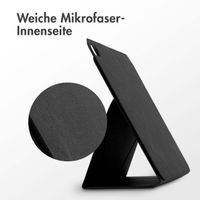 Accezz High Stand tablet case Apple iPad Air 11 Zoll (2026) M4 / (2025) M3 / (2024) M2 / Air 5 (2022) / Air 4 (2020) - Schwarz