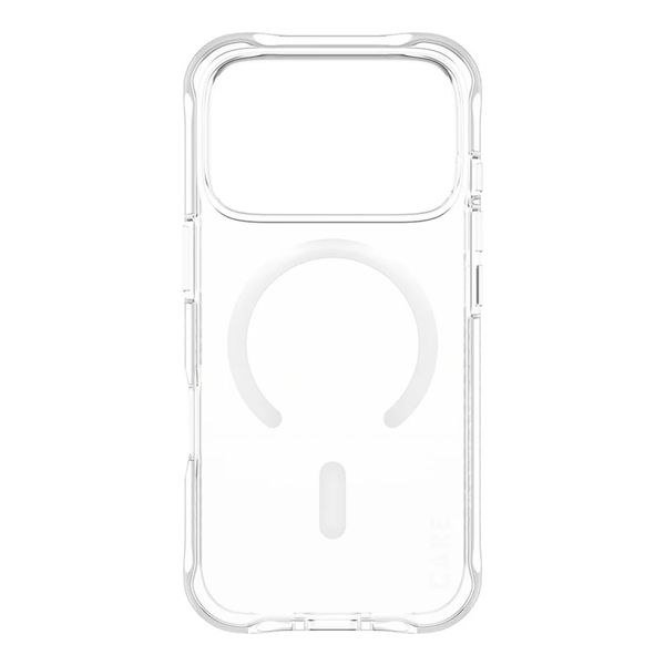 CARE by PanzerGlass Modisches Case Samba mit MagSafe Apple iPhone 17 Pro - Clear / White