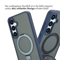 Accezz Ring Stand Backcover mit MagSafe Samsung Galaxy S24 Plus - Blau