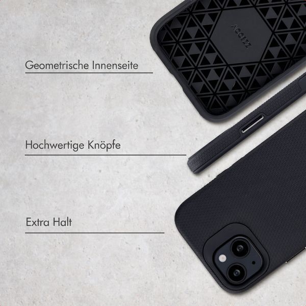 Accezz Tough Back Cover mit MagSafe Apple iPhone 13 - Schwarz