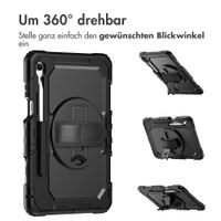 Accezz Robustes Back Cover mit Schultergurt Samsung Galaxy Tab S11 - Schwarz