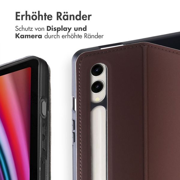 Accezz Classic Klapphülle Samsung Galaxy Tab S10 Plus / Tab S9 FE Plus / Tab S9 Plus - Braun