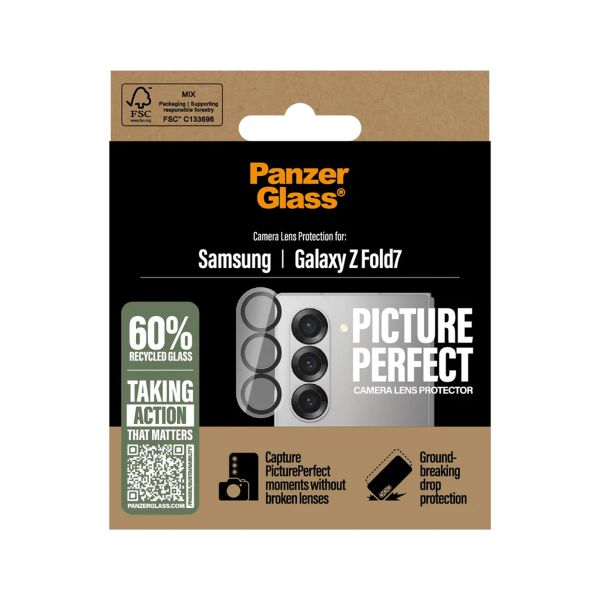 PanzerGlass PicturePerfect Kameralinsenschutz Samsung Galaxy Z Fold 7 - Transparent