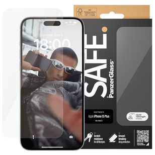 SAFE by PanzerGlass Ultra-Wide Fit Displayschutz Apple iPhone 15 Plus
