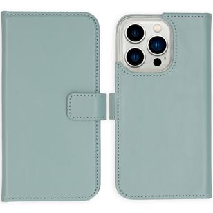 Selencia Echtleder Klapphülle Apple iPhone 14 Pro - Air Blue