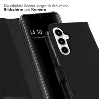 Selencia Echtleder Klapphülle Samsung Galaxy A55 - Schwarz