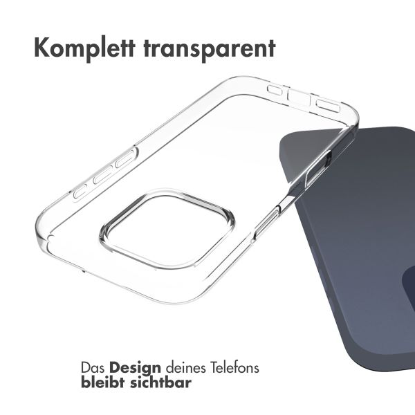 Accezz Clear TPU Backcover Apple iPhone 16 Pro - Transparent