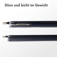 Accezz Dreifach Bookcase mit Handschlaufe Apple iPad Mini 5 (2019) / Mini 4 (2015) - Dunkelblau