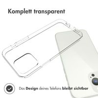 Accezz Clear TPU Backcover Apple iPhone 13 Pro - Transparent