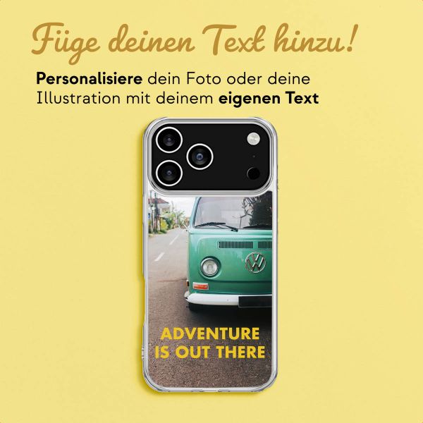 Gestalte deine eigene Clear Case Apple iPhone 18 Pro Max / 17 Pro Max - Transparent