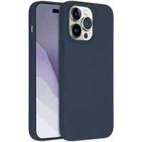 Accezz Liquid Silikoncase Apple iPhone 14 Pro Max - Dunkelblau