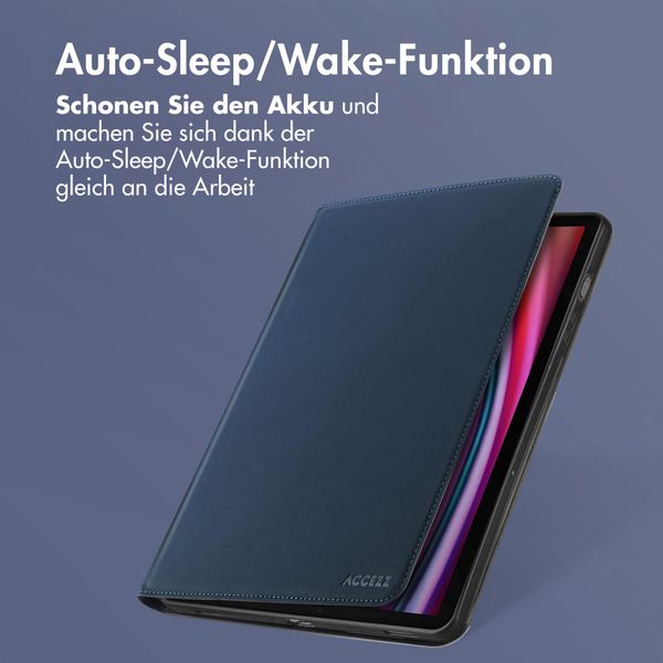Accezz Classic Klapphülle Samsung Galaxy Tab S10 Plus / Tab S9 FE Plus / Tab S9 Plus - Dunkelblau