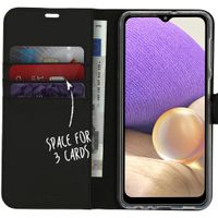 Accezz Wallet TPU Klapphülle Samsung Galaxy A32 (5G) - Schwarz