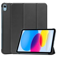 Accezz Trifold Klapphülle Apple iPad 11 (2025) 11 Zoll A16 / iPad 10 (2022) 10.9 Zoll - Schwarz