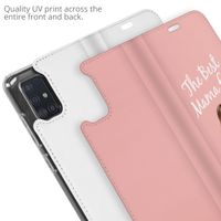 Gestalte deine eigene Compact Gel Klapphülle Samsung Galaxy A51 - Weiß
