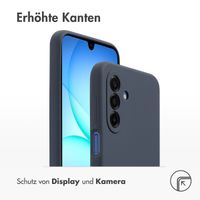 Accezz Liquid Silikoncase Samsung Galaxy A18 / A17 - Dunkelblau