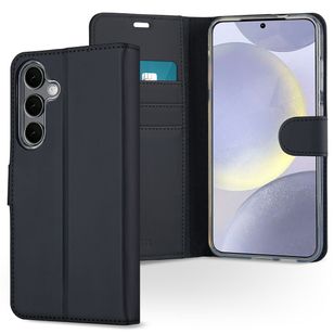 Accezz Wallet TPU Klapphülle Samsung Galaxy S25 Plus - Schwarz