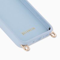 Selencia Rivièra Backcover mit MagSafe mit abnehmbaren Haken Samsung Galaxy A18 / A17 / A16 / A26 - Powder Blue