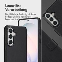 Accezz 2-in-1 Klapphülle aus Leder mit MagSafe Samsung Galaxy S26 - Onyx Black