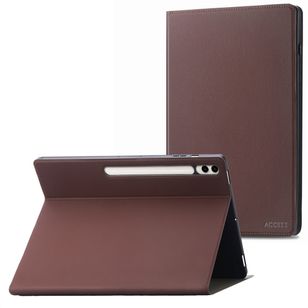 Accezz Classic Klapphülle Samsung Galaxy Tab S10 Plus / Tab S9 FE Plus / Tab S9 Plus - Braun
