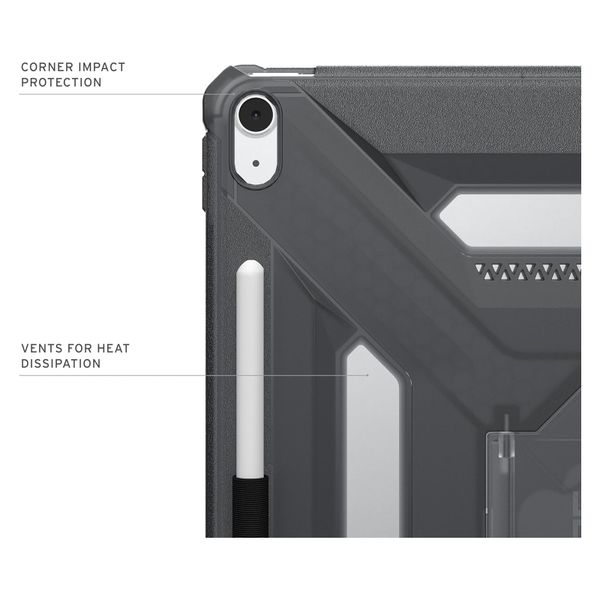 UAG Scout Plus Backcover mit Ständer Apple iPad Air 13 Zoll (2026) M4 / (2025) M3 / (2024) M2 - Ash