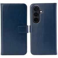 Selencia Echtleder Klapphülle Samsung Galaxy S26 Plus - Dunkelblau