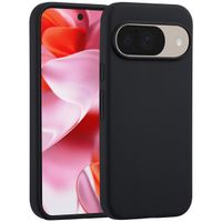 Accezz Liquid Silikoncase Google Pixel 11 / 11 Pro / 10 / 10 Pro - Schwarz